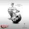 Service Caster 3 Inch SS Phenolic Wheel Swivel 1/2 Inch Threaded Stem Caster with Brake SCC SCC-SSTS20S314-PHS-TLB-121315 - alternate 1